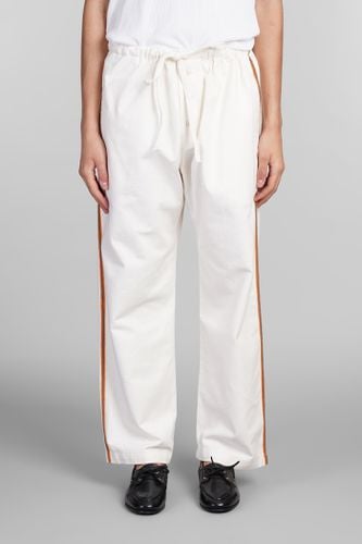 Bode Pants In White Cotton - Bode - Modalova