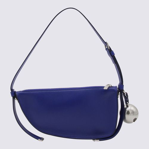 Dark Blue Shield Leather Shoulder Bag - Burberry - Modalova