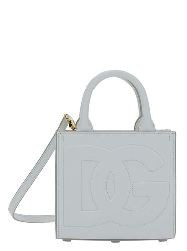 Dg Daily Small Handbag With Tonal Dg Detail In Smooth Leather Woman - Dolce & Gabbana - Modalova