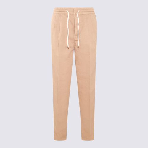 Beige Linen Pants - Brunello Cucinelli - Modalova