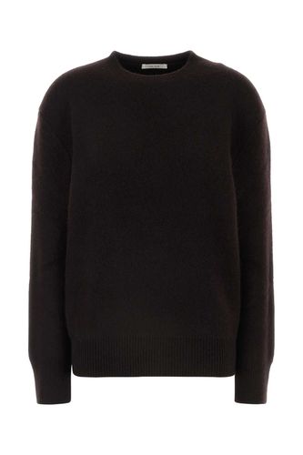 Dark Brown Cashmere Blend Idea Sweater - The Row - Modalova