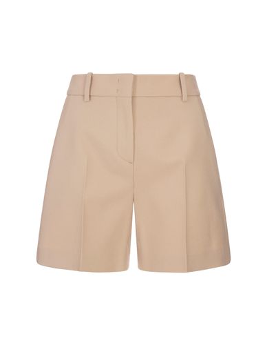 Beige Virgin Wool Shorts - Ermanno Scervino - Modalova