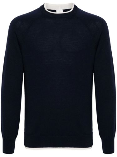 Eleventy Blue Wool Jumper - Eleventy - Modalova