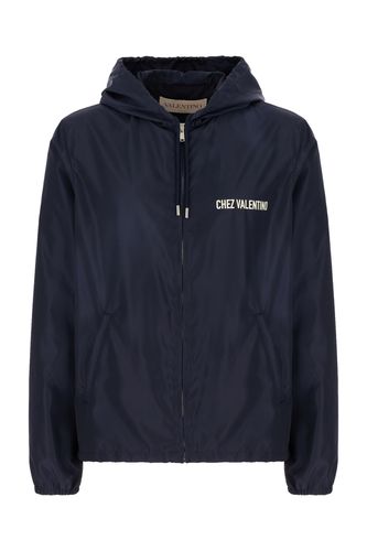 Midnight Blue Nylon Jacket - Valentino Garavani - Modalova