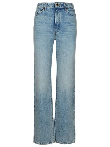 Danielle Jeans In A High Rise Cotton Blend - Khaite - Modalova