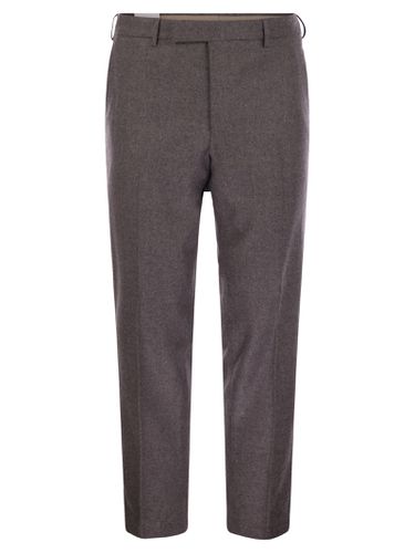 Rebel - Wool And Silk Flannel Trousers - PT Torino - Modalova