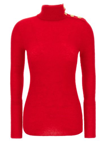 Balmain Mohair Button Sweater - Balmain - Modalova