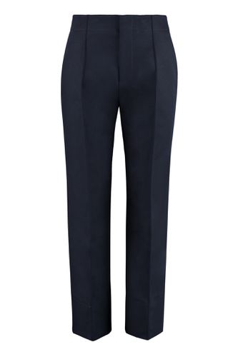 High-rise Cotton Trousers - Bottega Veneta - Modalova