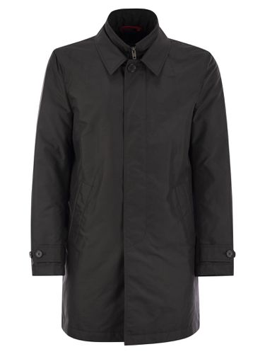 Fay Black Morning Raincoat - Fay - Modalova