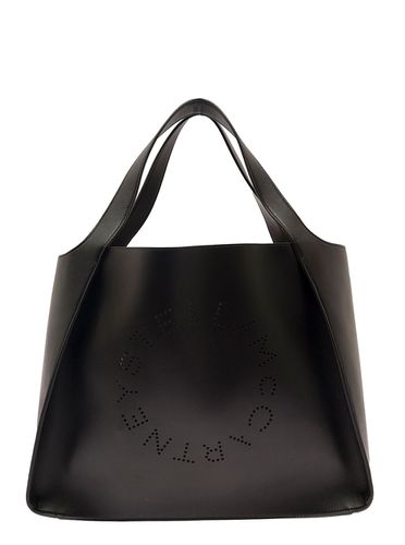 Tote Bag With Perforated Logo In Faux Leather Woman - Stella McCartney - Modalova