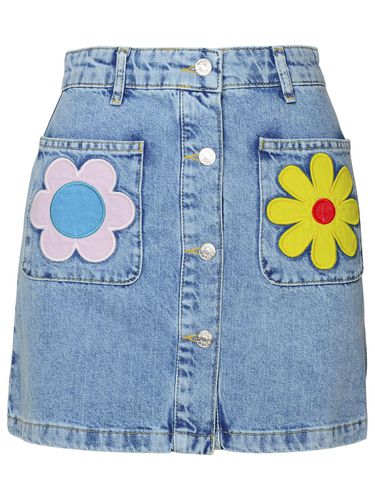 M05CH1N0 Jeans Blue Denim Skirt - M05CH1N0 Jeans - Modalova