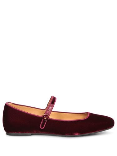 Almond-toe Velvet Ballet Flats - Tod's - Modalova