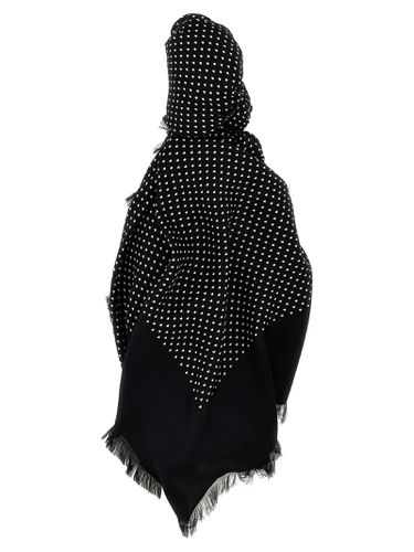 Saint Laurent Micro Hearts Scarf - Saint Laurent - Modalova