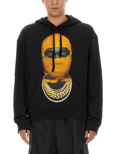 Mask20-printed Drawstring Hoodie - ih nom uh nit - Modalova