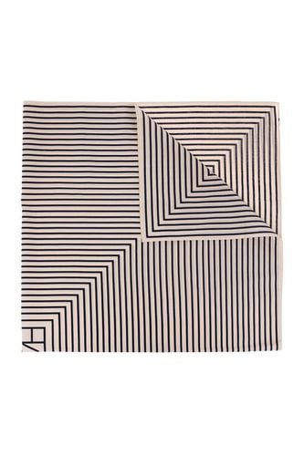 Stripe-printed Square-shaped Scarf - Totême - Modalova
