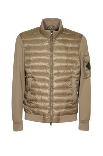 Herno Logo Patch Quilted Jacket - Herno - Modalova