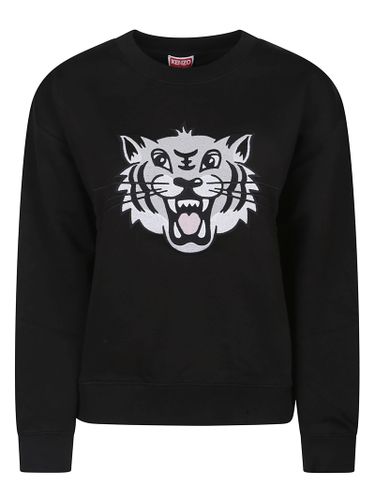 Happy Tiger Emboridered Classic Sweatshirt - Kenzo - Modalova