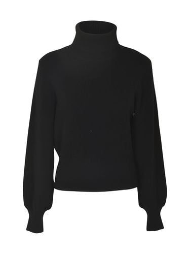 Roll-neck Rib Trim Cropped Pullover - No Name - Modalova