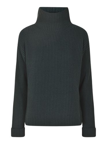 High Turtleneck Plain Knit Pullover - Base - Modalova