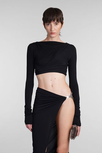 Jade Ls Crop Topwear In Viscose - Rick Owens Lilies - Modalova