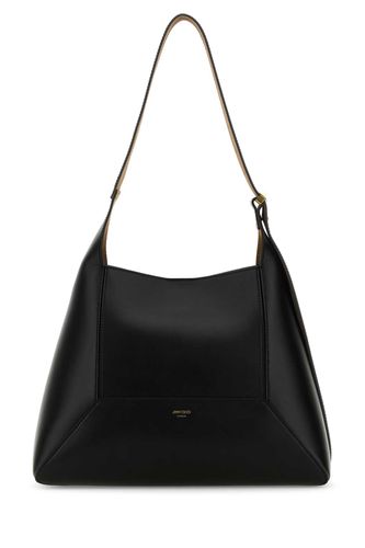 Black Leather Diamond Shoulder Bag - Jimmy Choo - Modalova