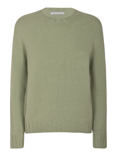 Slim Fit Rib Trim Knit Sweater - Oliver Lattughi - Modalova