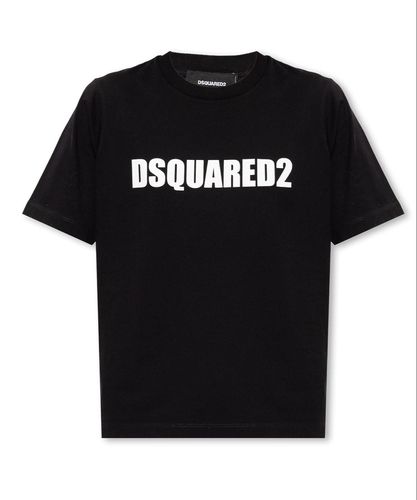 Logo Printed Crewneck T-shirt - Dsquared2 - Modalova