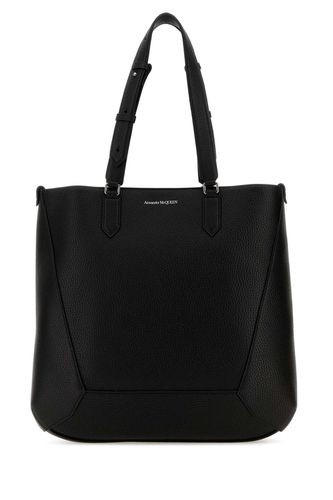 Leather Medium Edge Shopping Bag - Alexander McQueen - Modalova