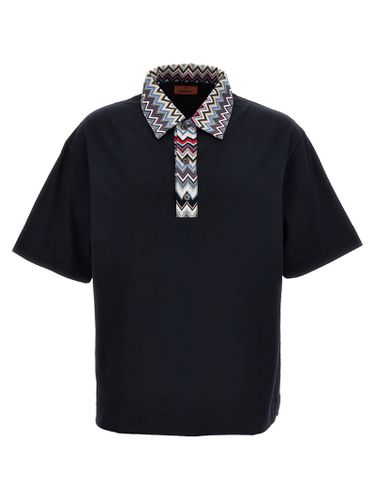 Missoni Zigzag Collar Polo Shirt - Missoni - Modalova