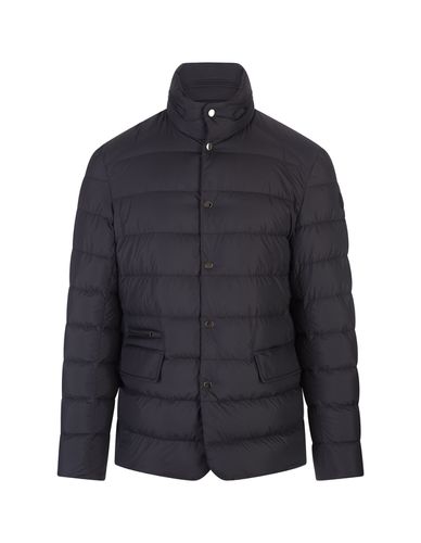 Navy Malinvern Down Jacket - Moncler - Modalova