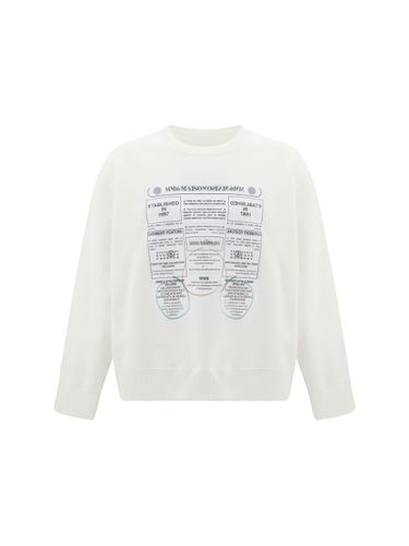 Sweatshirt Whit Maxi Print - MM6 Maison Margiela - Modalova