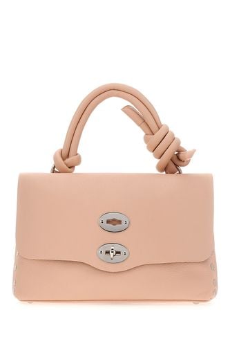 Pastel Pink Leather Postina Handbag - Zanellato - Modalova