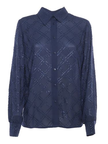 Parosh Crystal Shirt - Parosh - Modalova