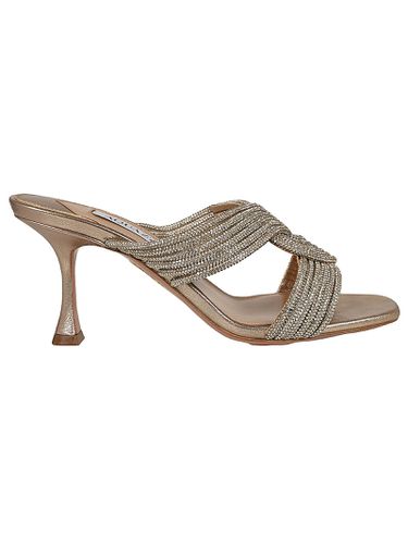 Aquazzura Gatsby Embellished Mules - Aquazzura - Modalova