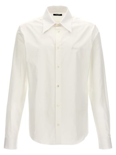 Balmain Logo Embroidery Shirt - Balmain - Modalova