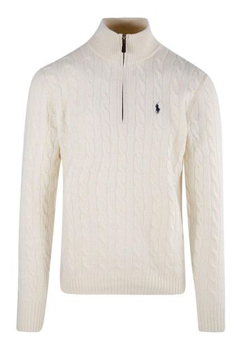 Pony Embroidered Cable-knit Jumper - Ralph Lauren - Modalova