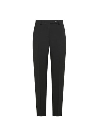 Black High-waisted Wool Blend Trousers - Seventy - Modalova