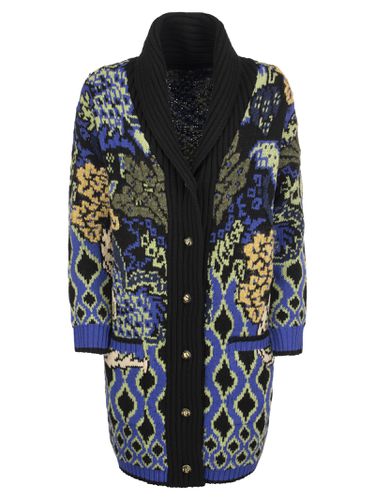 Long Cardigan With Floral Motifs - Etro - Modalova