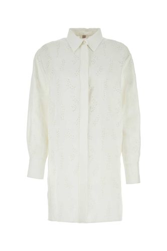 White Linen Patricia Chloã X Eres Oversize Shirt - Chloé - Modalova