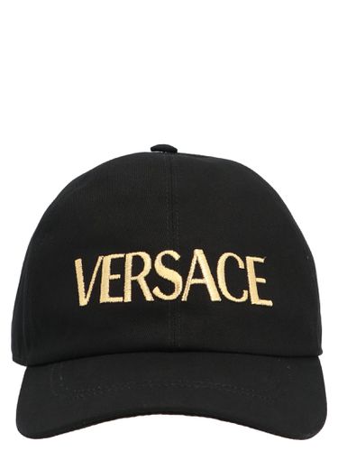 Versace Logo Embroidery Cap - Versace - Modalova