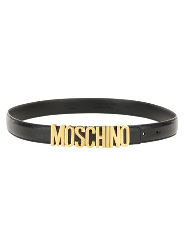 Moschino Belt With Logo - Moschino - Modalova