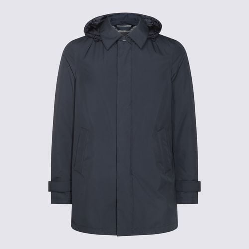 Herno Blue Down Jacket - Herno - Modalova