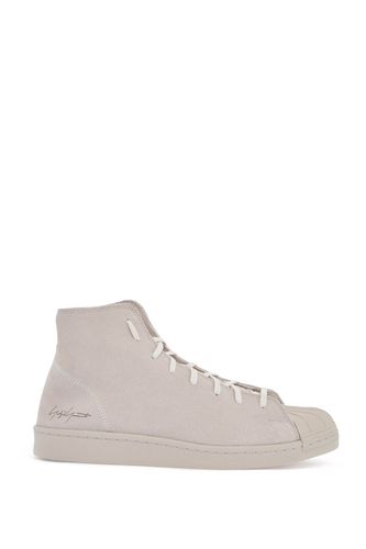 High-top Pro Model Sneakers In Light Gray Suede With Velcro Closure - Y-3 - Modalova