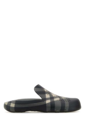 Printed Rubber Stingray Slippers - Burberry - Modalova