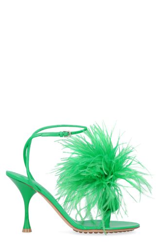 Dot Leather Sandals With Feathers - Bottega Veneta - Modalova