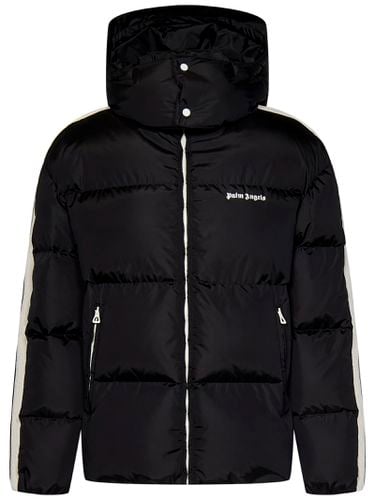 Hooded Track Down Jacket - Palm Angels - Modalova