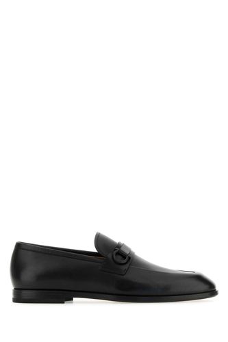 Black Leather Florio Loafers - Ferragamo - Modalova