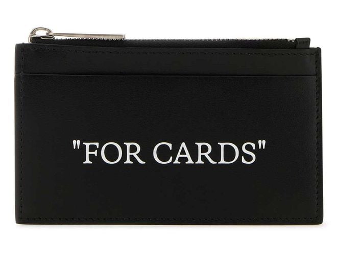 Off-White Zip-up 4-slot Cardholder - Off-White - Modalova