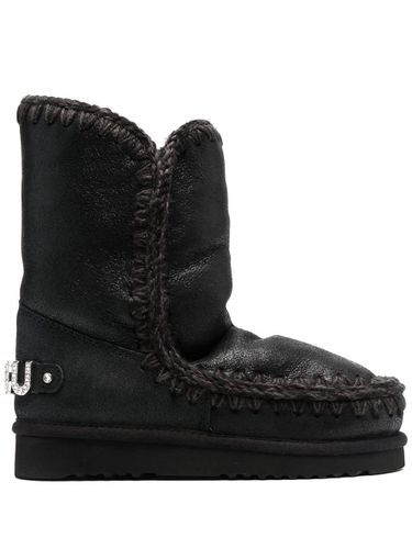 Mou Black Womens Boots - Mou - Modalova