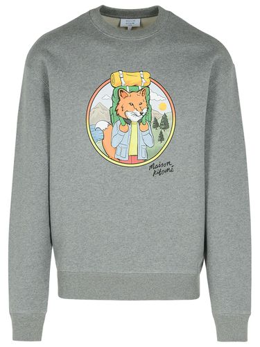 Rambling Fox Cotton Sweatshirt - Maison Kitsuné - Modalova